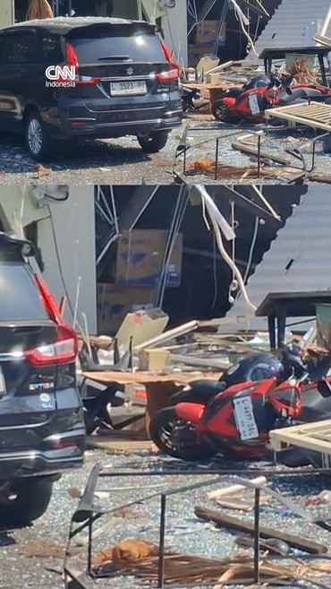 Penampakan Ruko San Antonio Usai Ledakan Besar, 5 Orang Terluka