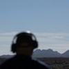 A drone pilot guides a Opterra drone at the Yuma Proving Grounds during the testing of anti-drone technology by the US military near Yuma, Arizona, US, September 22, 2026. REUTERS/Mike Blake
