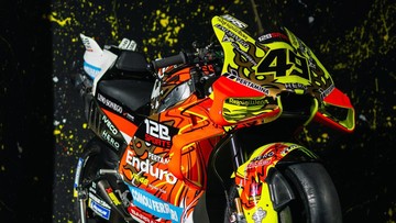 Pertamina Enduro VR46 Pakai Livery Motif Garuda di MotoGP Mandalika