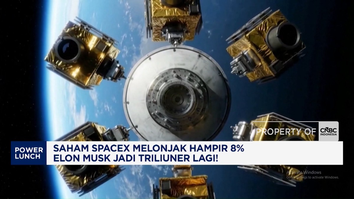 Video: Saham SpaceX Melonjak Hampir 8% Elon Musk Jadi Triliuner Lagi!
