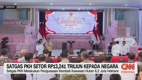Satgas PKH Setor Rp13,241 Triliun Kepada Negara