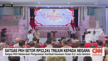 VIDEO: Satgas PKH Setor Rp13,241 Triliun Kepada Negara