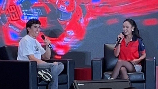 Tiba di Indonesia, Marc Marquez Langsung Sapa Fans di Jakarta