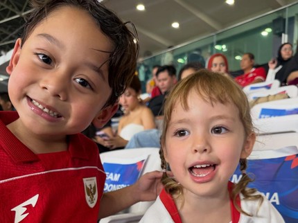 Deretan Anak Artis Antusias Menonton Timnas di GBK, Intip Keseruannya
