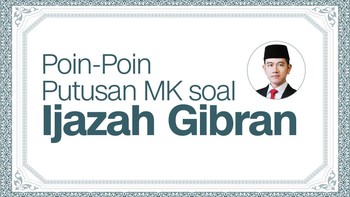 Infografis Poin-Poin Putusan MK soal Ijazah Gibran - rev