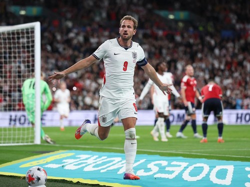 Soccer Football - Nations League - Group A3 - England v Czech Republic - Wembley Stadium, London, Britain - October 6, 2026 England's Harry Kane celebrates scoring their third goal REUTERS/Toby Melville