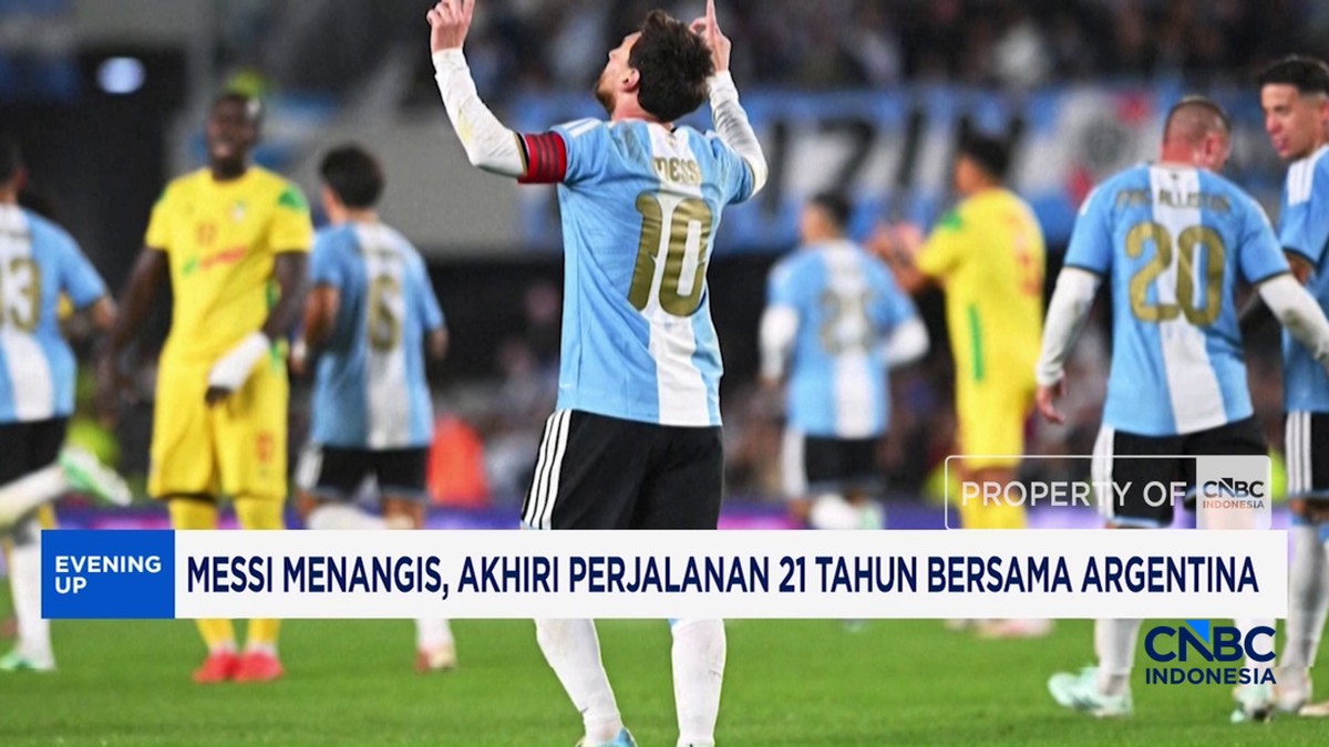 Video: Messi Menangis, Akhiri Perjalanan 21 Tahun Bersama Argentina