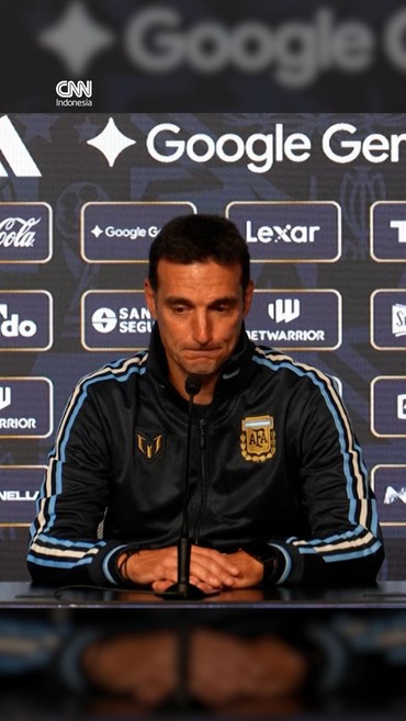 Tangis Lionel Scaloni usai Laga Terakhir Messi di Timnas Argentina