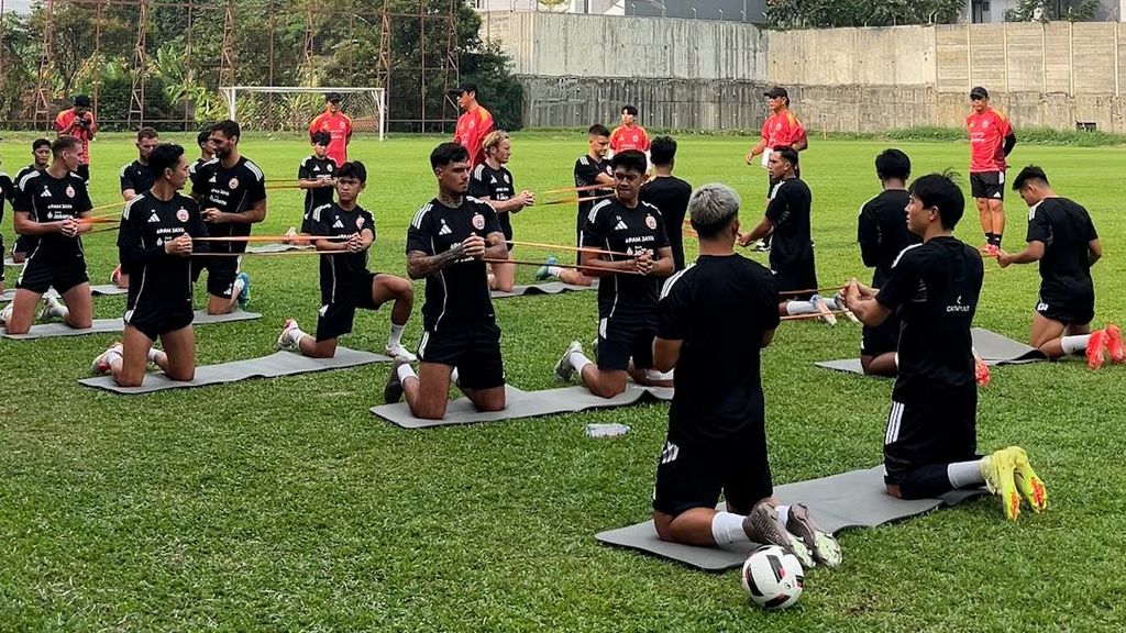 Full Skuad, Persija Geber Latihan Jelang Lawan PSIM di Super League