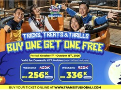 Oktoberan di Trans Studio Bali, Ada Promo Tiket untuk 2 Orang Mulai Rp 256 Ribuan Aja!