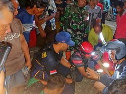 Geger Buaya Muncul di Muara Cimandiri, Satu Ekor Masih Lepas