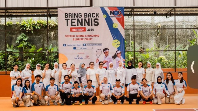 Komunitas Meet On Court (MOC) Tennis Club menggelar Bring Back Tennis Tourney 2026, turnamen tenis komunitas yang mengusung semangat Where the game returns to its roots.