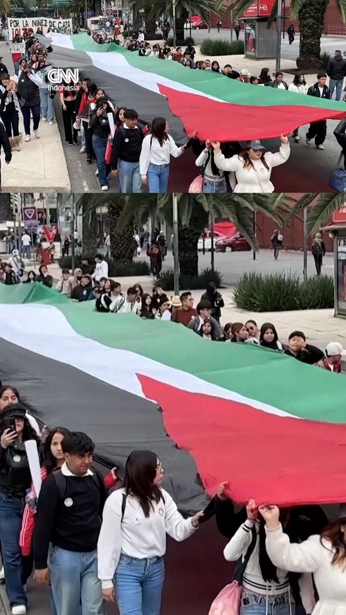 Para Aktivis dan Mahasiswa Turun ke Jalan, Peringati 3 tahun Serangan di Gaza