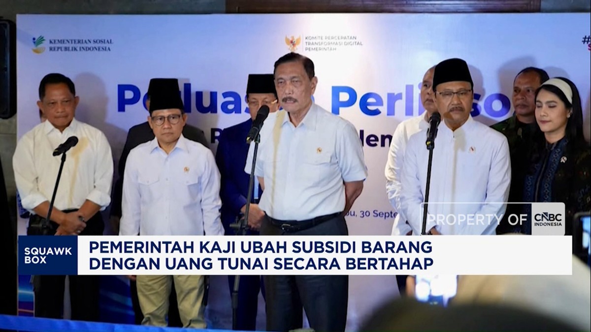 Pemerintah Kaji Ubah Subsidi Barang dengan Uang Tunai secara Bertahap