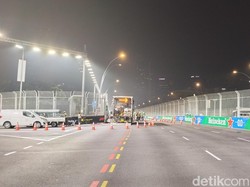 Teknologi Canggih Lampu LED Phillips untuk Race Malam di F1 GP Singapura