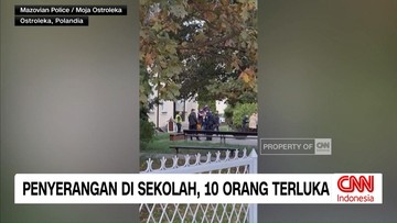 VIDEO: Penyerangan di Sekolah Polandia, 10 Orang Terluka