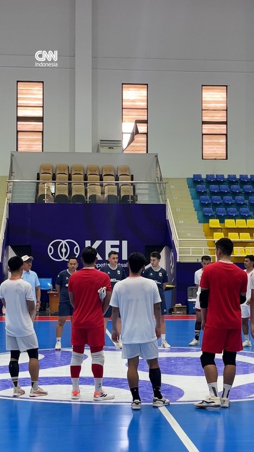 Gelar TC, Timnas Futsal Indonesia Tak Gentar Hadapi Brasil