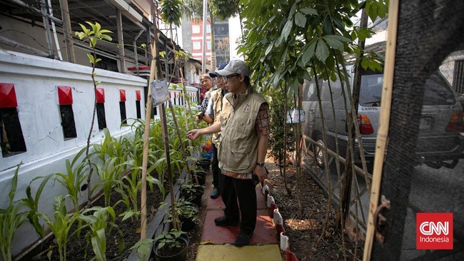 Tim Penilai Benyamin S Award sambangi Kelurahan Taman Sari Jakbar, Kamis, 8 Oktober 2026.  Rangkaian Benyamin S Award, yang diadakan oleh Pemerintah Provinsi DKI Jakarta ini, akan ditutup dengan acara puncak di akhir Oktober mendatang. CNNIndonesia/A