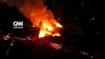 Kebakaran di Kramat Pulo Hanguskan 83 Rumah Warga