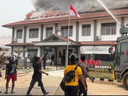 Petugas-Napi Sempat Ricuh Sebelum Lapas Merauke Diduga Dibakar