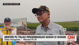 Menteri Pu Tinjau Pengembangan Sawah di Wanam