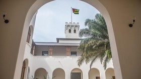 The former Palace of Governors of Lome has been converted into a center of art and culture. He opens his doors today in Lome on November 22, 2019. (Photo by Yanick Folly / AFP)