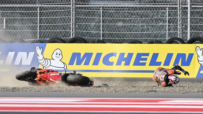Pembalap Berjatuhan Saat Sesi Practice MotoGP Mandalika 2026