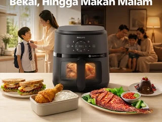 Takut Salah Pilih Ukuran Airfryer? Kenali Kapasitas yang Sesuai Kebutuhan