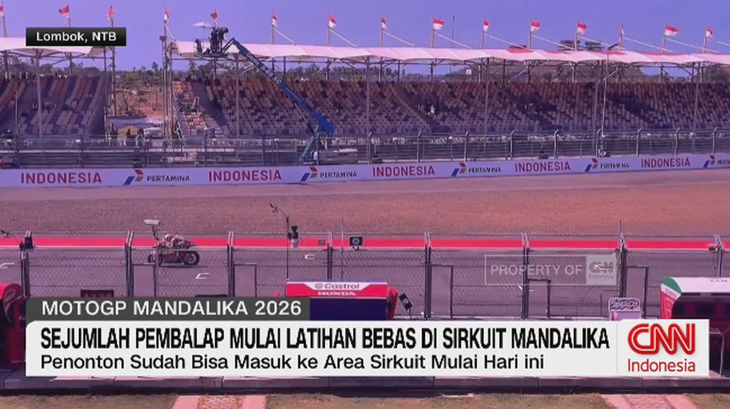 VIDEO: Sejumlah Pembalap Mulai Latihan Bebas di Sirkuit Mandala