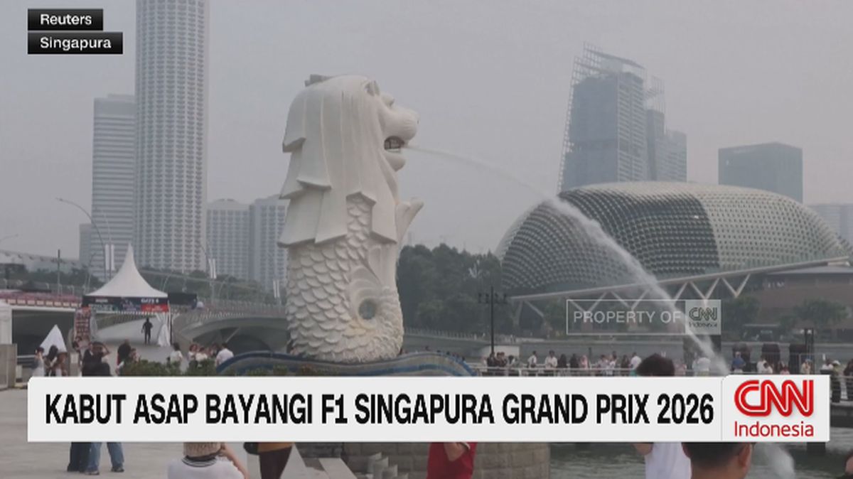 VIDEO: Kabut Asap Bayangi F1 Singapura Grand Prix 2026