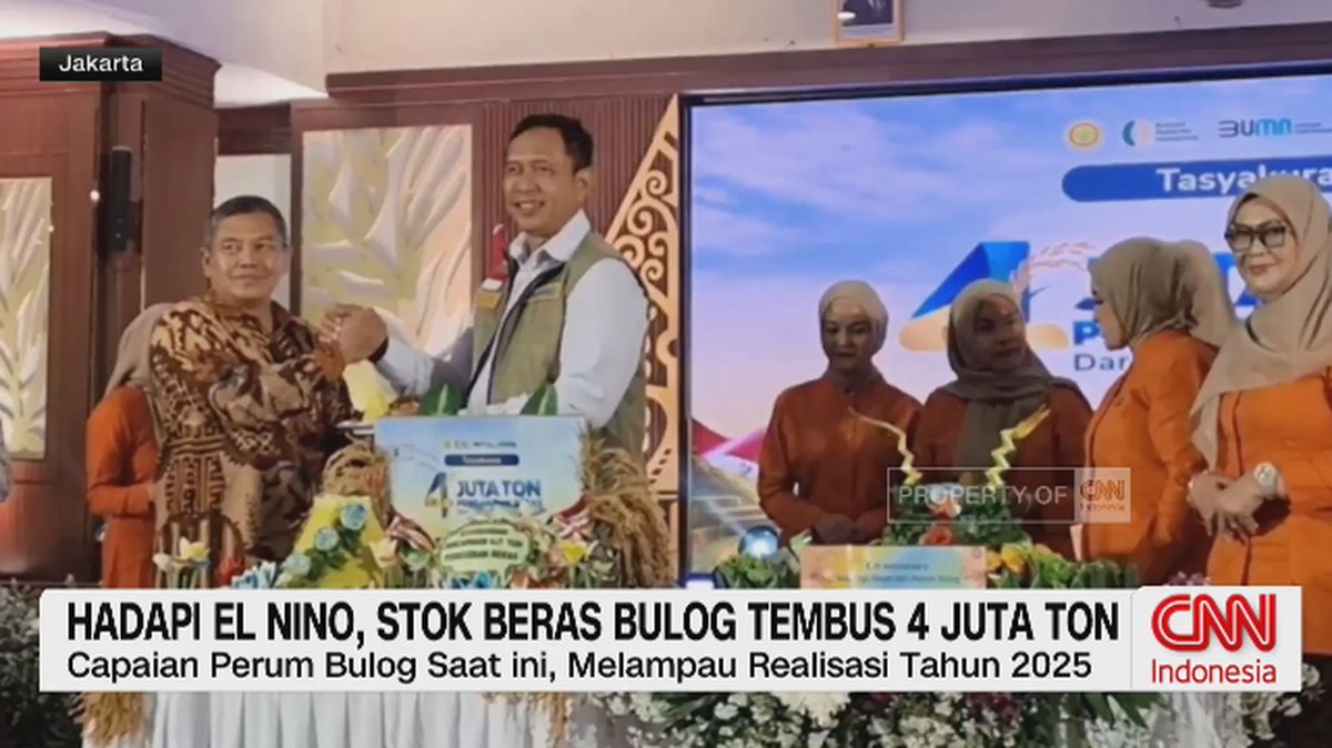 VIDEO: Hadapi El-Nino, Stok Beras Bulog Tembus 4 Juta Ton