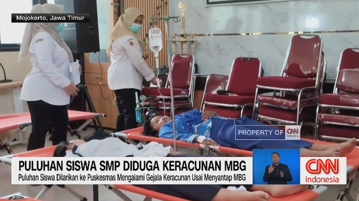 VIDEO: Puluhan Siswa SMP Diduga Keracunan MBG