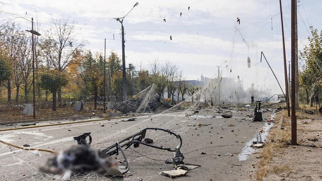 Rusia Serang 2 Bus di Ukraina