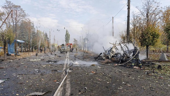 Rusia Serang 2 Bus di Ukraina