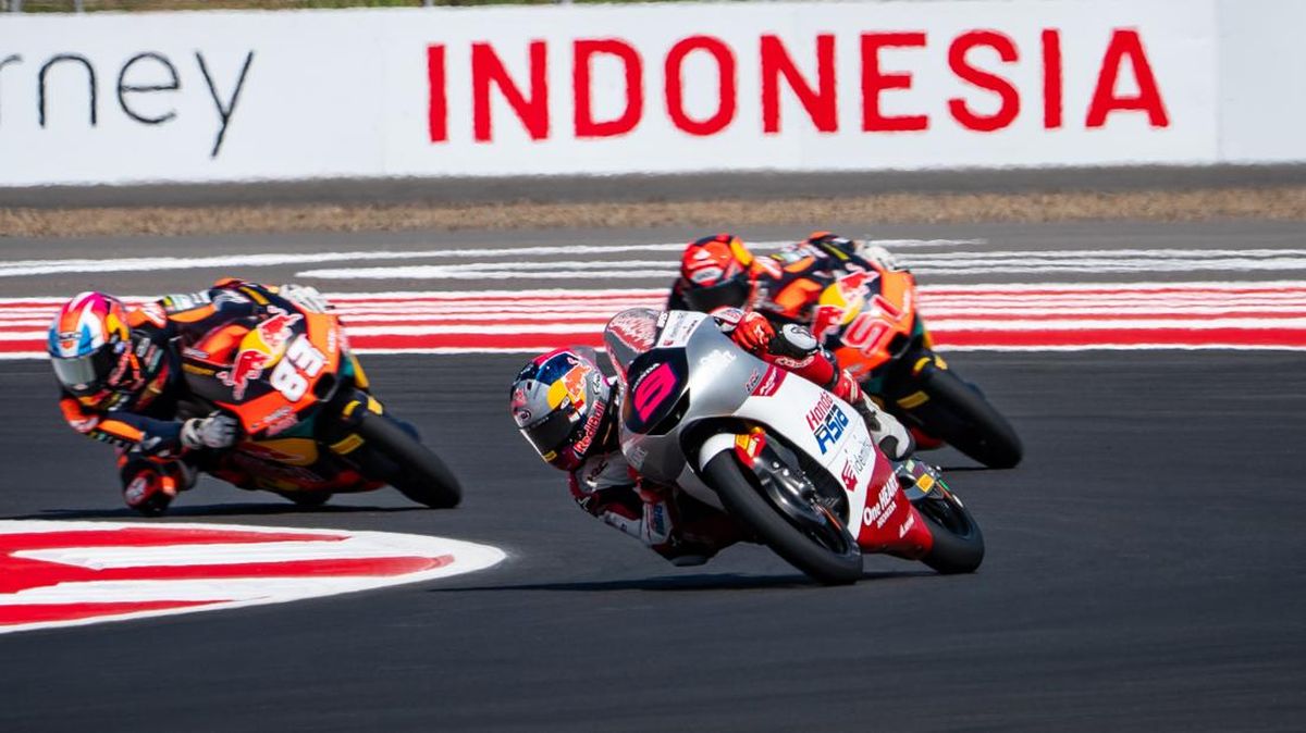 Veda Ega usai Hari Pertama Pertamina Moto3 Mandalika: Saya Antusias