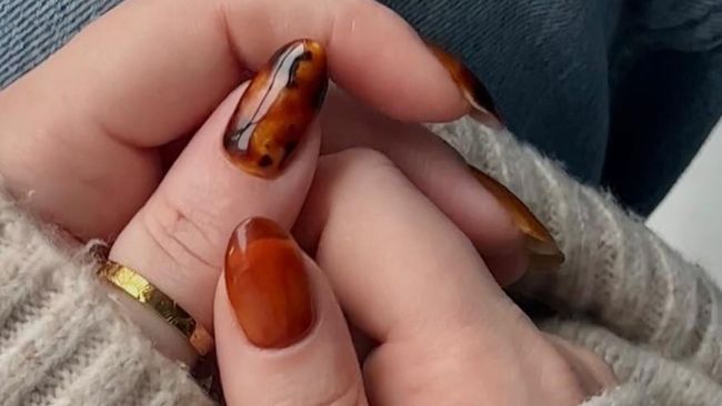 6 Inspirasi Nail Art Pumpkin Spice