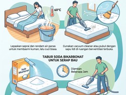 Tak Perlu Digosok, Begini Cara Ampuh Hilangkan Noda-Bakteri di Kasur