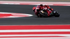 MotoGP - Indonesian Grand Prix - Mandalika International Street Circuit, Mandalika, Indonesia - October 10, 2026Ducati Lenovo Team's Marc Marquez rides during the free practice REUTERS/Willy Kurniawan