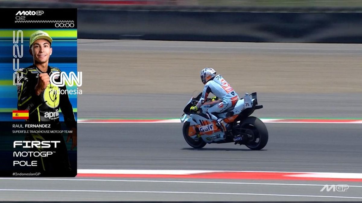 Momen Raul Fernandez Rebut Pole Position Pertama di MotoGP 2026