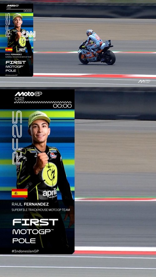 Momen Raul Fernandez Rebut Pole Position Pertama di MotoGP 2026