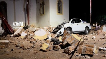Penampakan Kerusakan Parah Akibat Gempa M 7,7 di Panama
