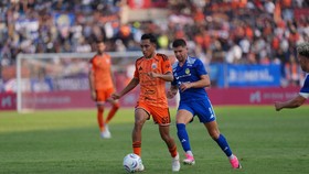 PSIM Yogyakarta Vs Persija Jakarta pada pertandingan BRI Super League di Stadion Sultan Agung, Bantul, Sabtu (10/10).