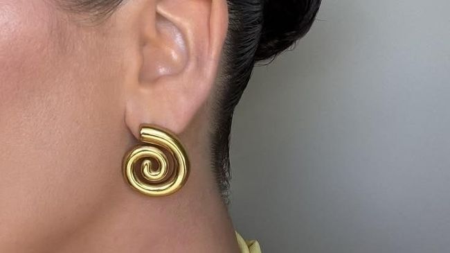 5 Model Statement Earrings yang Geser Anting Simple