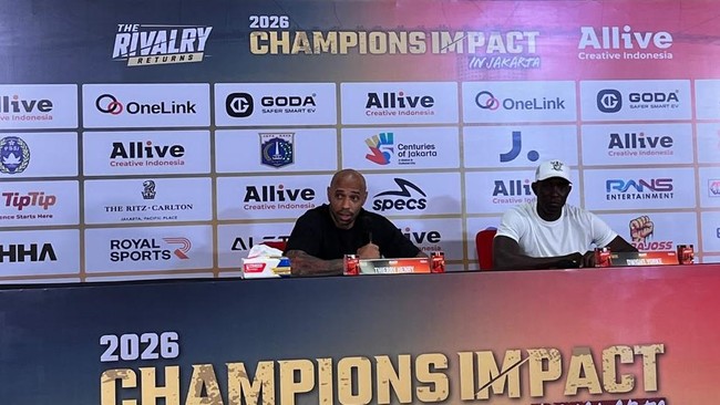 Thierry Henry membeberkan alasan tidak tampil dalam laga legenda Arsenal vs Manchester United di GBK pada Sabtu (10/10).