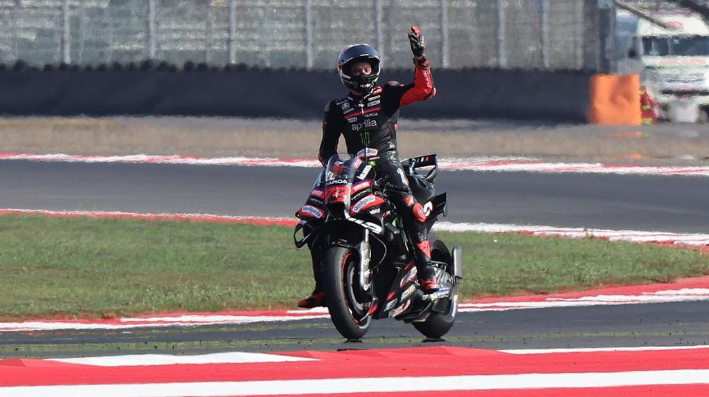 FOTO: Bezzecchi Rasakan Juara Lagi di Pertamina MotoGP Mandalika