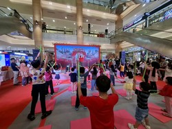Seru! Poundfit Kids Hari Terakhir Morinaga Dunia Generasi Platinum di Jogja