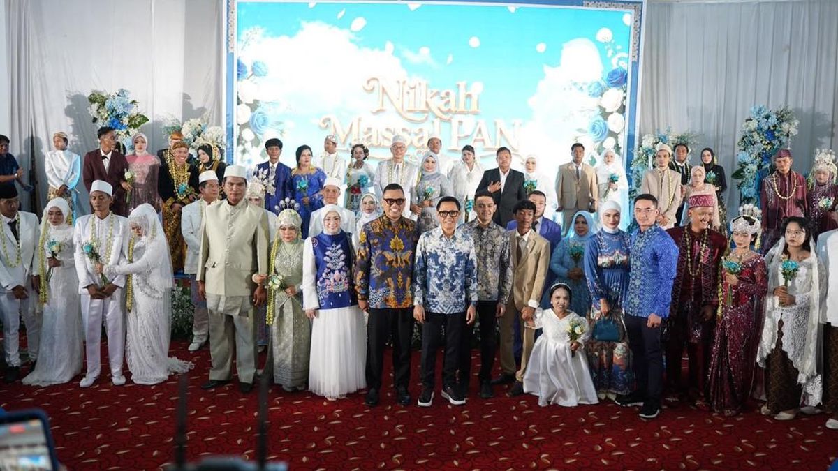 28 Pasangan Nikah Gratis ala PAN Dibekali Modal Usaha