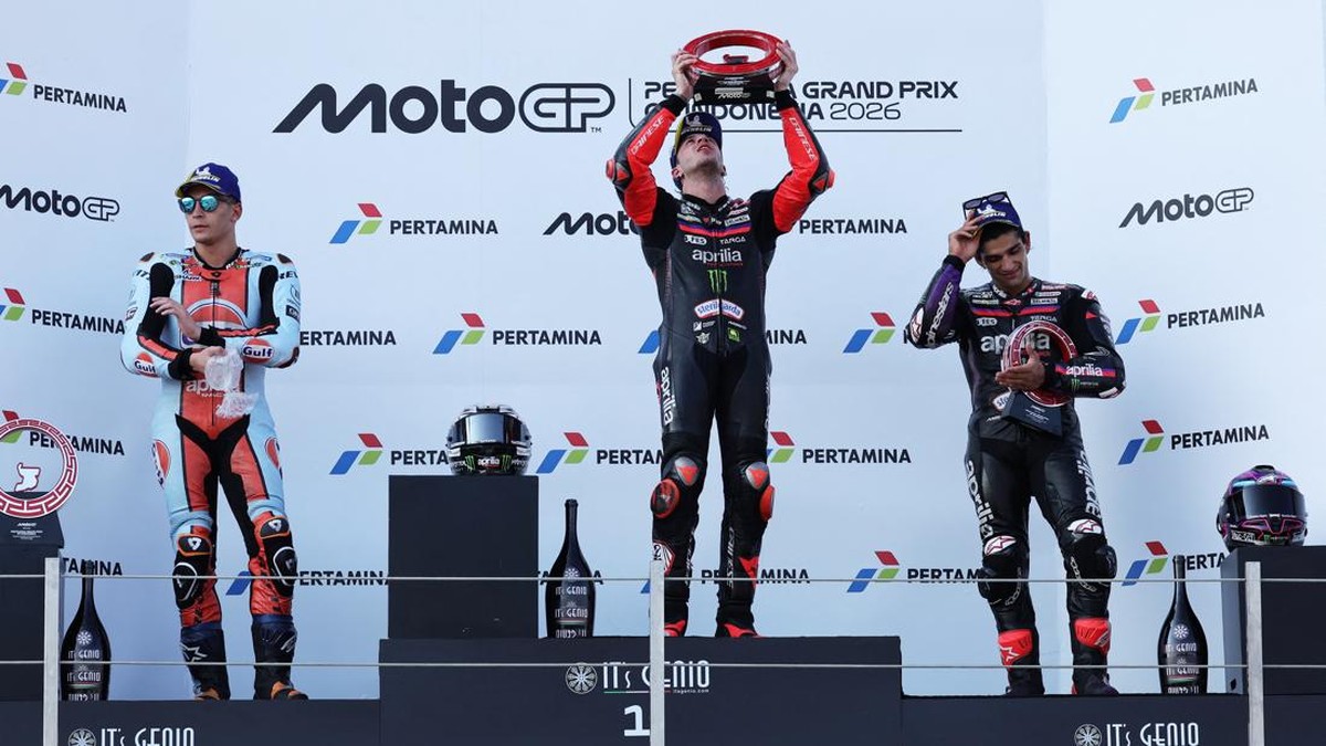 Detik-Detik Bezzecchi Juara MotoGP Mandalika, Marquez Gagal Podium