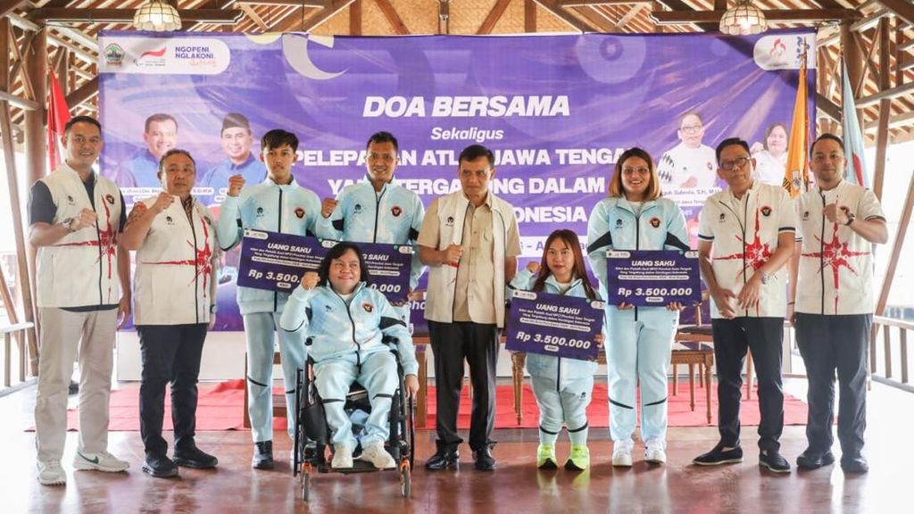 Gubernur Ahmad Luthfi Lepas 34 Atlet Jateng ke Asian Para Games 2026