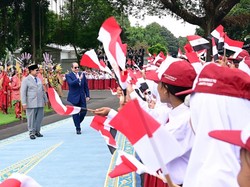 Presiden Mesir El-Sisi Tiba Istana Jakarta, Disambut Hangat Prabowo